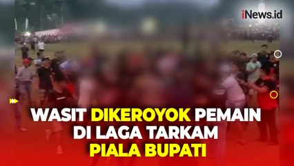 Pertandingan Tarkam Piala Bupati Semarang Ricuh, Pemain dan Suporter Keroyok Wasit