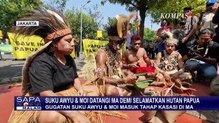 Selamatkan Hutan Papua, Suku Awyu dan Moi Gelar Aksi Damai di Depan MA