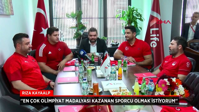 Rıza Kayaalp: En çok olimpiyat madalyası kazanan sporcu olmak istiyorum