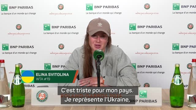 Roland-Garros - Svitolina : Les médias ne parlent plus assez de la guerre en Ukraine