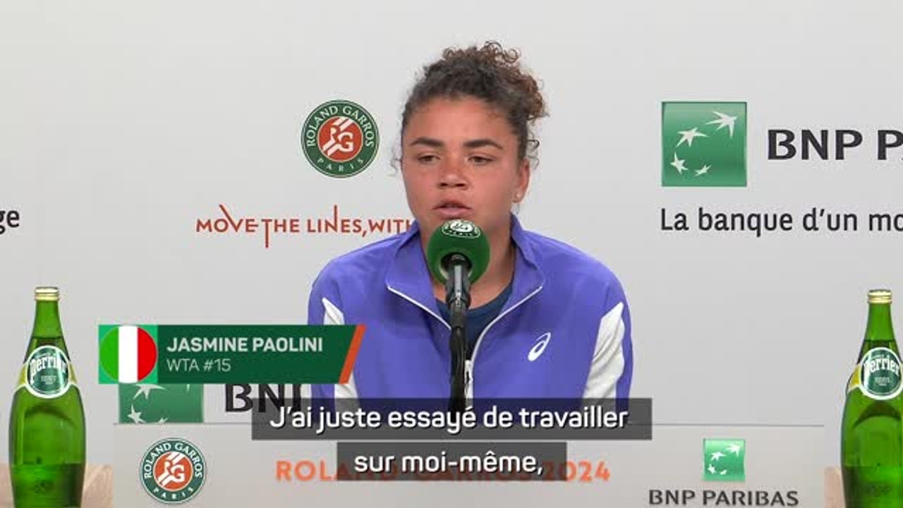 Roland-Garros - Paolini : "Maintenant, je crois en mes chances"