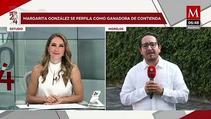 Margarita González se perfila ganadora en elección por gubernatura de Morelos