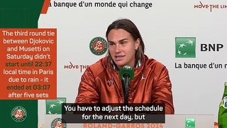 French Open schedule is 'screwed' - Sabalenka