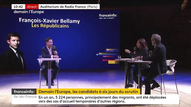 François-Xavier Bellamy sur l'irruption de Gabriel Attal sur FranceInfo: Donc il pousse la porte et s'invite sur FranceInfo sans rien demander et il prend la parole! C'est comme ça sur le service public?