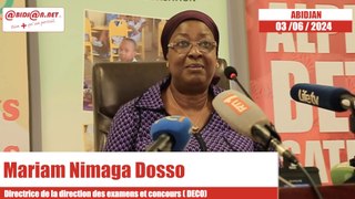 Proclamation officielle des résultats du CEPE Par la directrice de la DECO Mme Mariam Nimaga Dosso