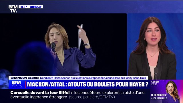 Pas de sexisme là-dedans : Shannon Seban (Renaissance) réagit aux critiques visant Gabriel Attal après son apparition surprise dans une émission à laquelle participait Valérie Hayer