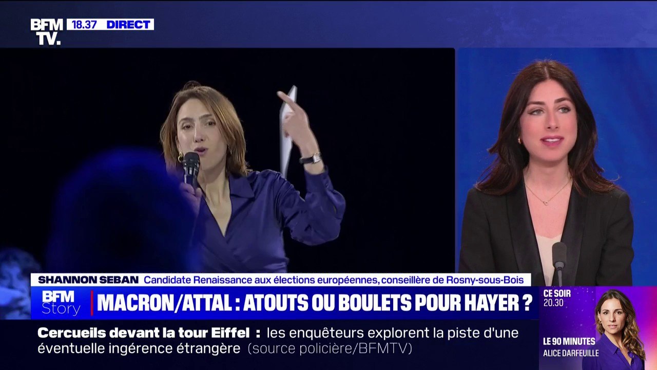 "Pas de sexisme là-dedans": Shannon Seban (Renaissance) réagit aux critiques visant Gabriel Attal après son apparition surprise dans une émission à laquelle participait Valérie Hayer