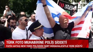 Türk foto muhabirine ABD polisinden şiddet! Türkiye tepkili: 