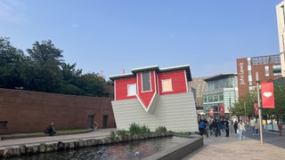 Upside Down House UK arrives in Liverpool ONE