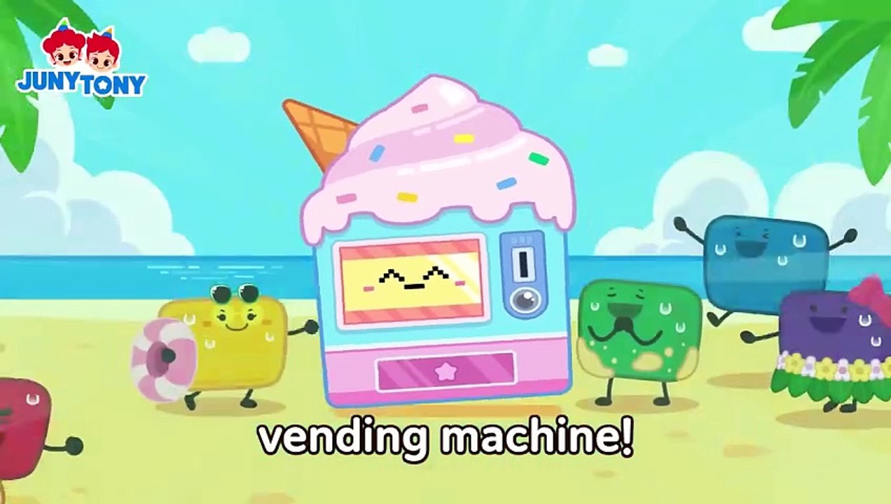 Marshmallows’ Colorful Ice Cream Vending Machine Rainbow Colors Ice ...