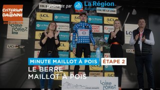 Critérium du Dauphiné 2024 - Stage 2 - AURA region Polka dot Jersey Minute