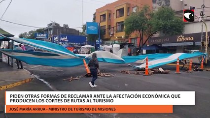 Piden otras formas de reclamar ante la afectación económica que producen los cortes de rutas al turismo