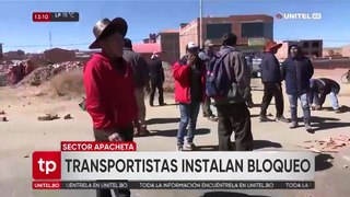 ​Tensión en Apacheta ante desbloqueo de la Policía que liberó el paso en la doble vía La Paz - Oruro