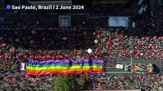 Brazilians celebrate Sao Paulo Pride Parade