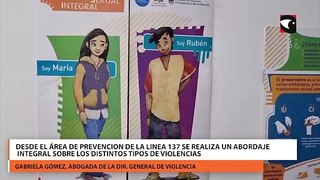 Desde el área de prevencion de la Linea 137 se realiza un abordaje integral sobre los distintos tipos de violencias