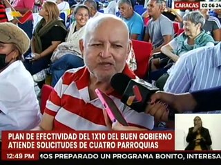 Caraqueños beneficiados con jornada de atención médica integral por parte del 1x10 del Buen Gobierno