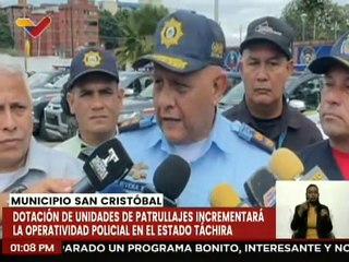 Táchira | Órganos de seguridad ciudadana recibieron dotación de unidades patrulleras y motorizadas
