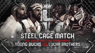 AEW All Out 2021 - The Young Bucks vs Lucha Brothers (Steel Cage Match, AEW World Tag Team Championship)