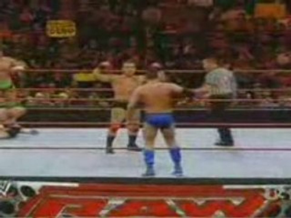 RAW 07/04/08: Santino & Carlito Vs Hardcore Holly & Cody