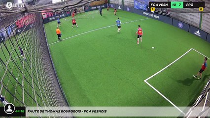 Faute de Thomas Bourgeois - FC AVESNOIS