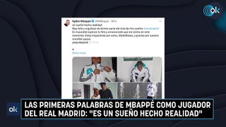 Las primeras palabras de Mbappé como jugador del Real Madrid: 