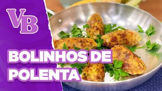 BOLINHOS de POLENTA com CARNE e QUEIJO - Você Bonita (03/06/2024)