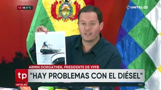 YPFB: “Estamos teniendo un problema logístico en lo que se refiere a diésel, no tenemos problema con gasolina”