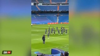 El GESTO de MBAPPÉ al SALTAR al SANTIAGO BERNABÉU