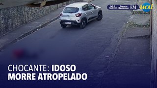 Idoso morre após ser atropelado por carro em Minas