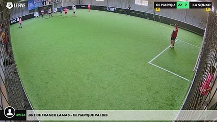 But de Franck Lamas - OLYMPIQUE PALOIS