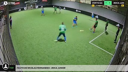 Faute de Nicolas Fernandes - BOCA JUNIOR