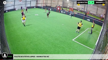 Faute de Steve Lopes - Nankatsu SC