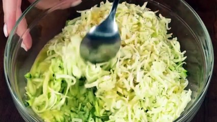 Just grate the zucchini! Nobody knows this delicious recipe..