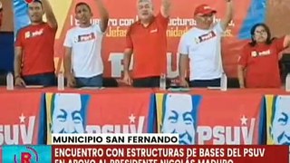 Estructuras de Bases del PSUV en Apure reafirman su respaldo al Pdte. Nicolás Maduro