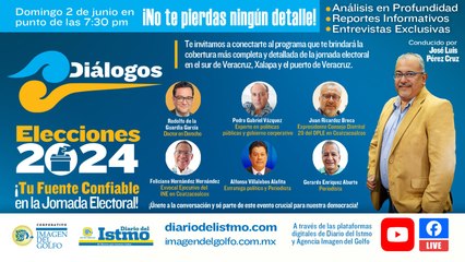 #Diálogos  "Elecciones 2024" Mesa de Análisis con especialistas conducida por José Luis P. Cruz .