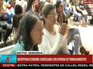"Emprender Juntos" entrega financiamientos a emprendedoras y emprendedores del edo. Falcón