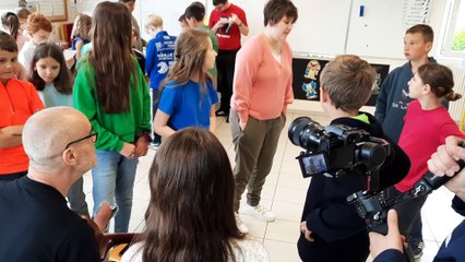 Aldebert enregistre à l'IME Montfort (Doubs) / répétitions