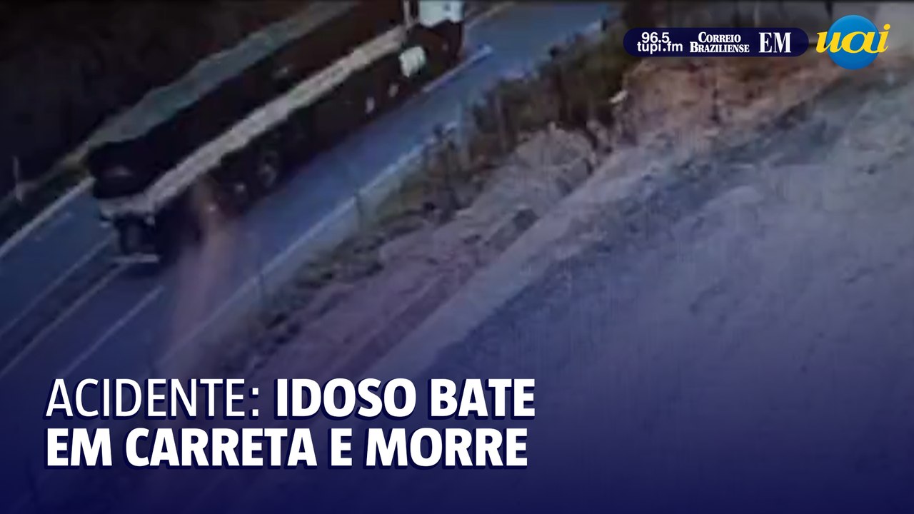 Idoso morre ao bater em carreta na MG-050, em Passos