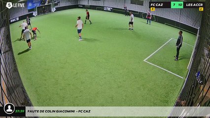 Faute de Colin Giacomini  - FC CAZ