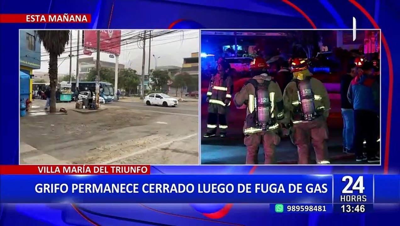 Villa María del Triunfo: Grifo permanece cerrado tras fuga de gas