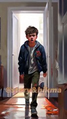 قصة الصبي الذي ضرب أمه