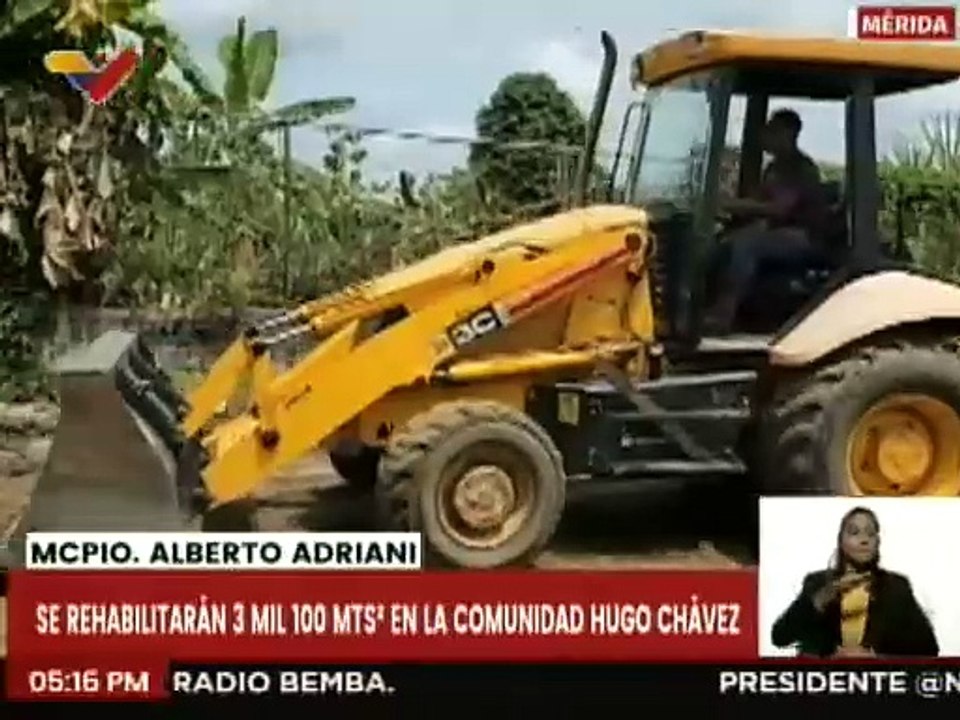 Mérida | Poder popular inicia proyecto de asfaltado en comunidades del mcpio. Alberto Adriani