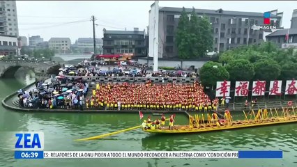Realizan carrera sobre neumáticos en aguas heladas en Kosovo