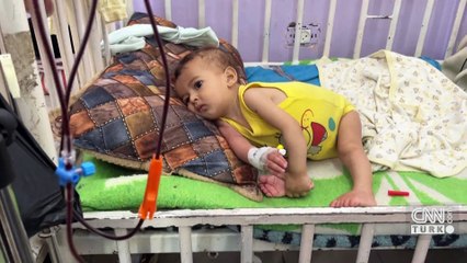 Gazzeli çocuklar açlıkla boğuşuyor