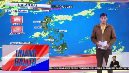Thunderstorm advisory, nakataas sa ilang bahagi ng Mindanao - Weather update today as of 7:06 a.m. (June 4, 2024) | Unang Balita