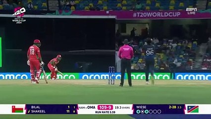 T20 WORLD CUP: OMAN VS NAMIBIA