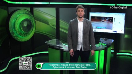 Flagramos! Picape diferentona da Tesla, Cybertruck é vista em São Paulo