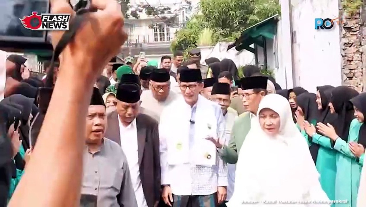 Sandiaga Uno Kunjungi Pesantren Syamsul Ulum Sukabumi untuk Jelajahi Program Santripreneur