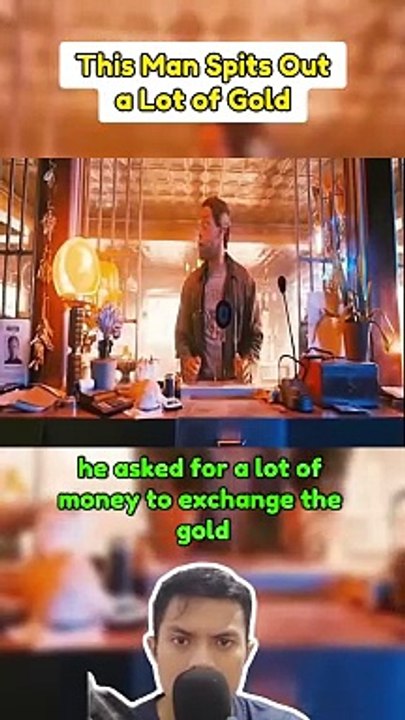 This Man Spits Out a Lot of Gold from His Mouth!