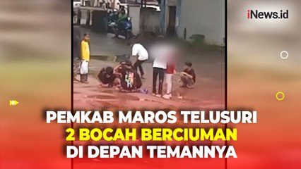 Viral! 2 Bocah Berciuman di Depan Temannya di Mal Pelayanan Publik Maros, Pemkab Telusuri